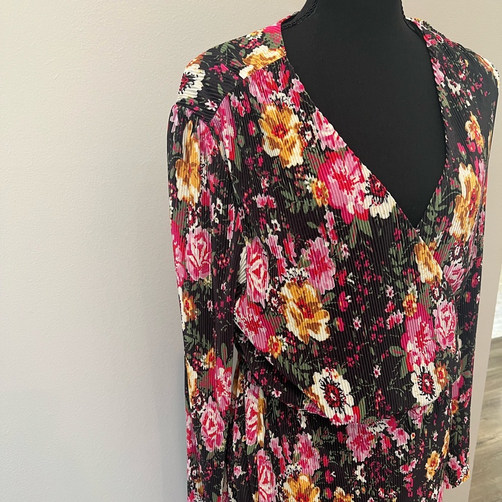 Charles Henry wrap dress